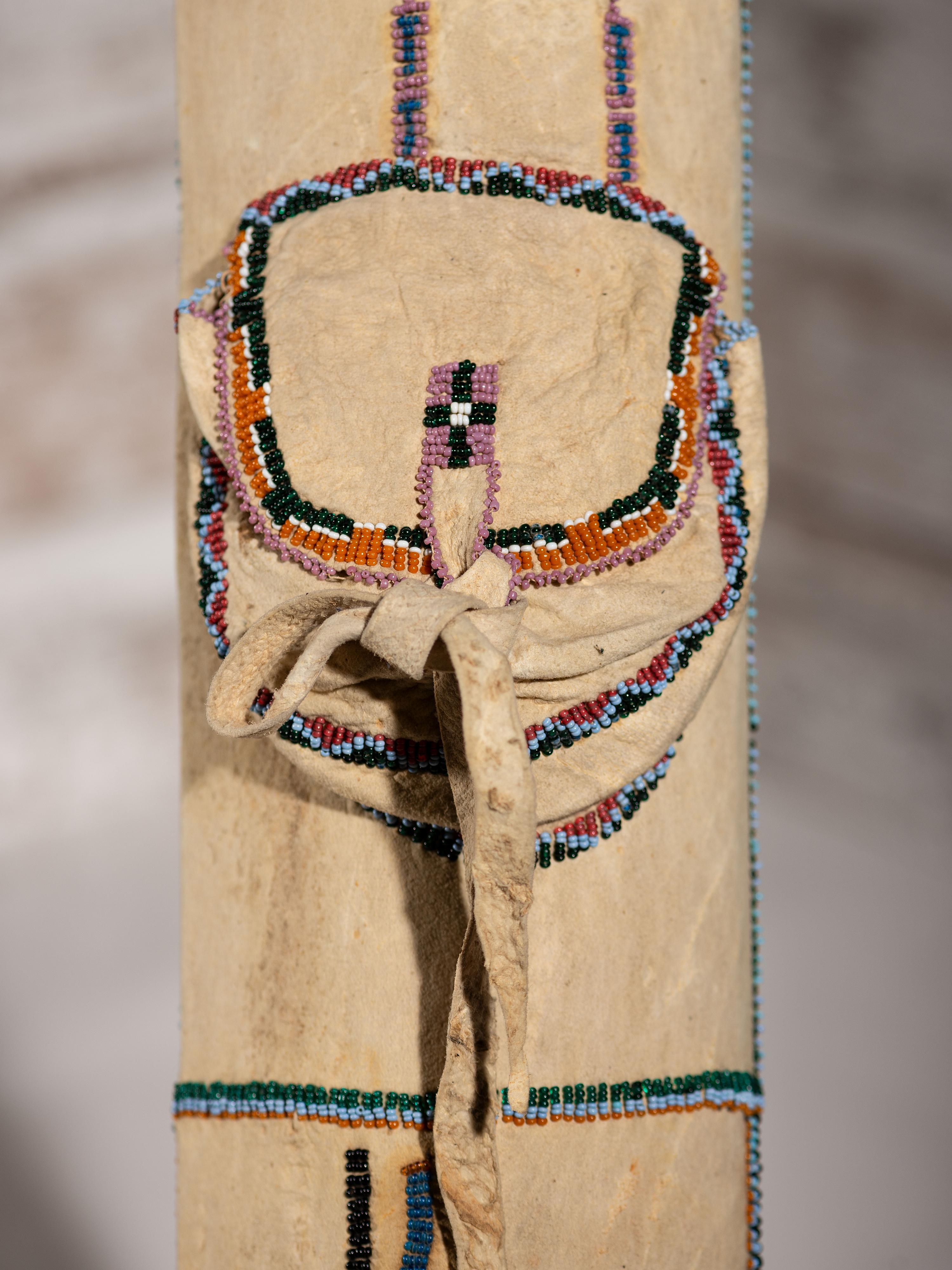 Apache Beaded Hide Golf Bag