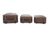 Three Louis Vuitton Monogram Rolling Luggage Pieces, 1990-2000s
