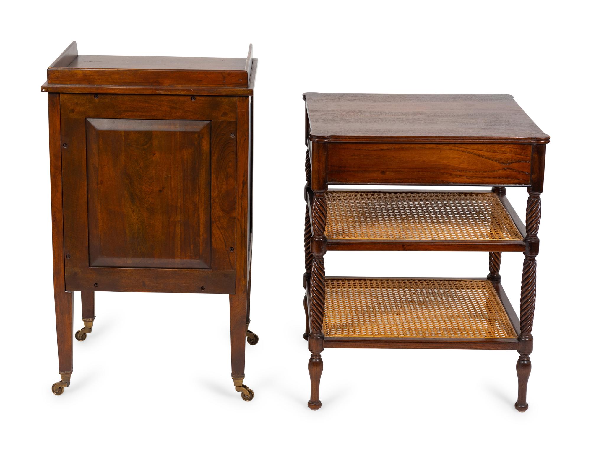 Two Georgian Style Mahogany Side Tables