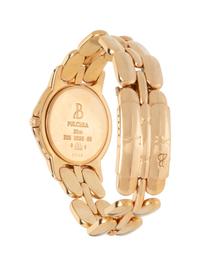 BERTOLUCCI, YELLOW GOLD 'PULCHRA' TRIPLE CALENDAR MOONPHASE WATCH