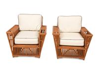 A Presidents Stick Rattan Nantucket Seating Suite