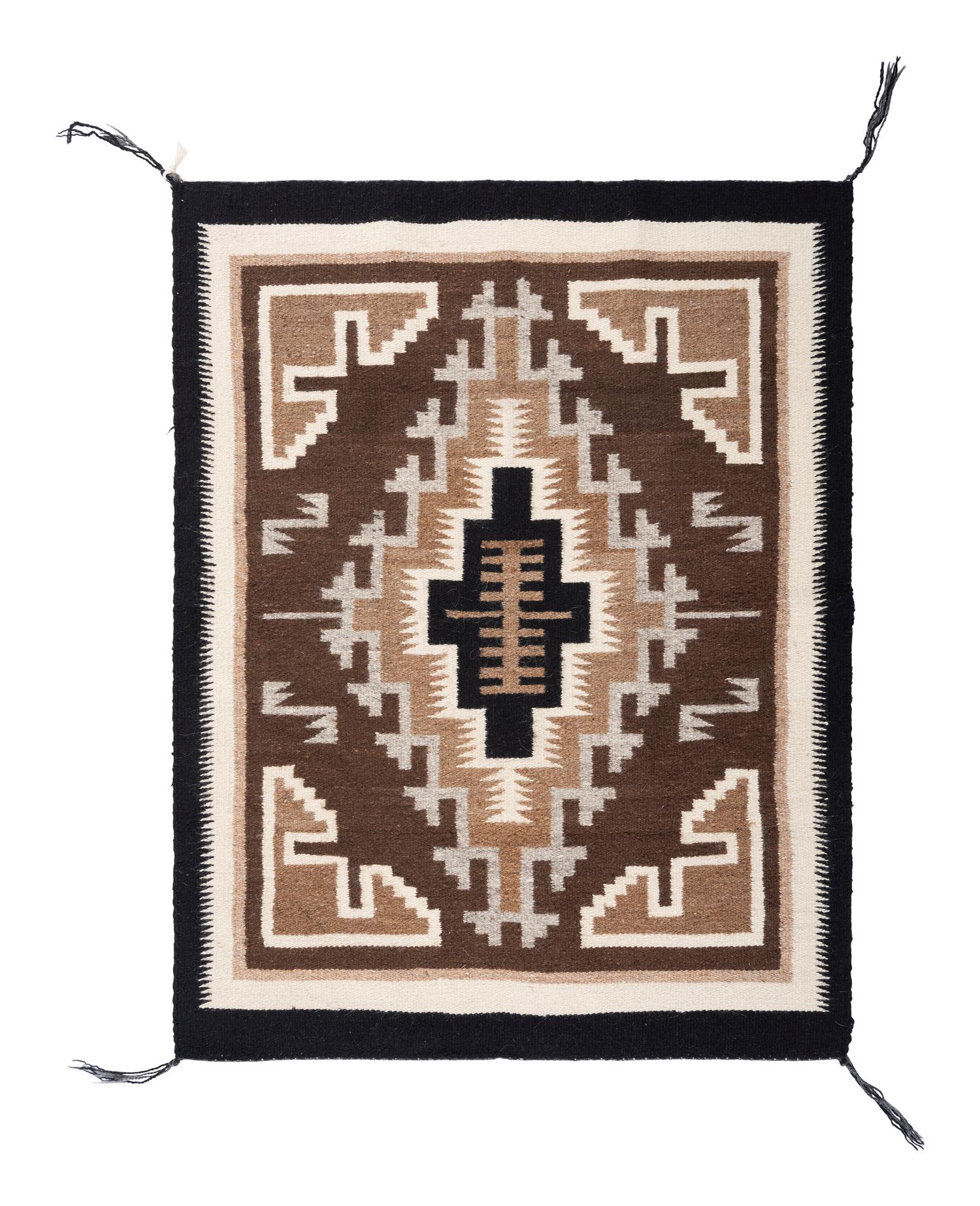 Navajo Two Grey Hills Weavings / Rug