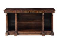 A Regency Ebony Inlaid Rosewood Server
