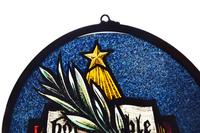 A Drehobl Brothers Art Glass Window 10" W x .25" D x 10" H — United States, Circa 1920