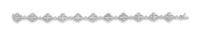 An 18 Karat White Gold and Diamond Bracelet, 10.20 dwts.