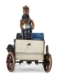 A Lehmann 'Naughty Boy' Tin Lithograph Windup Toy Car