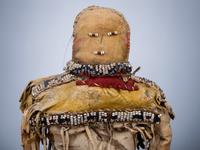Cheyenne Doll, with Painted Dress