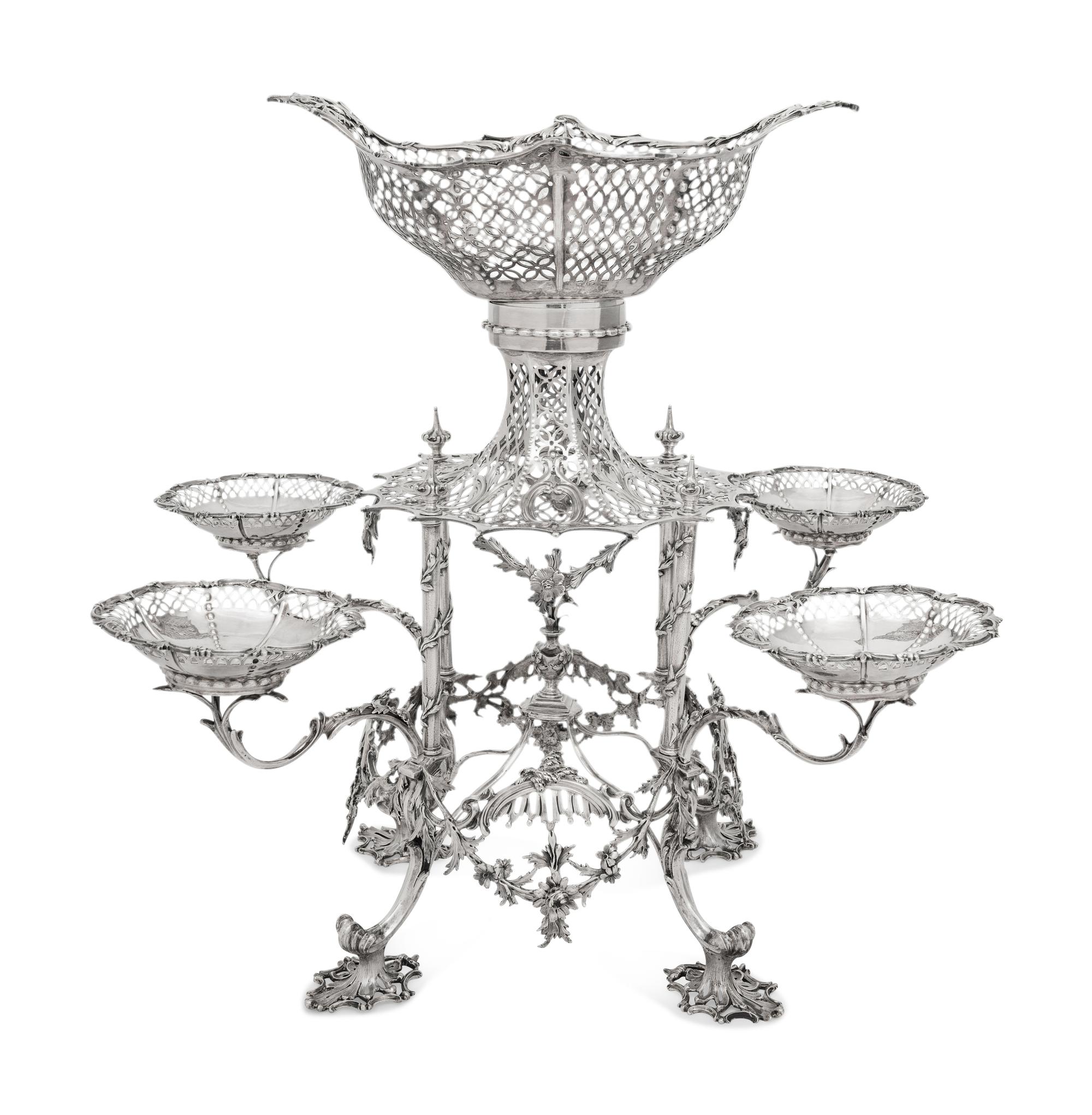 A George III Silver Epergne