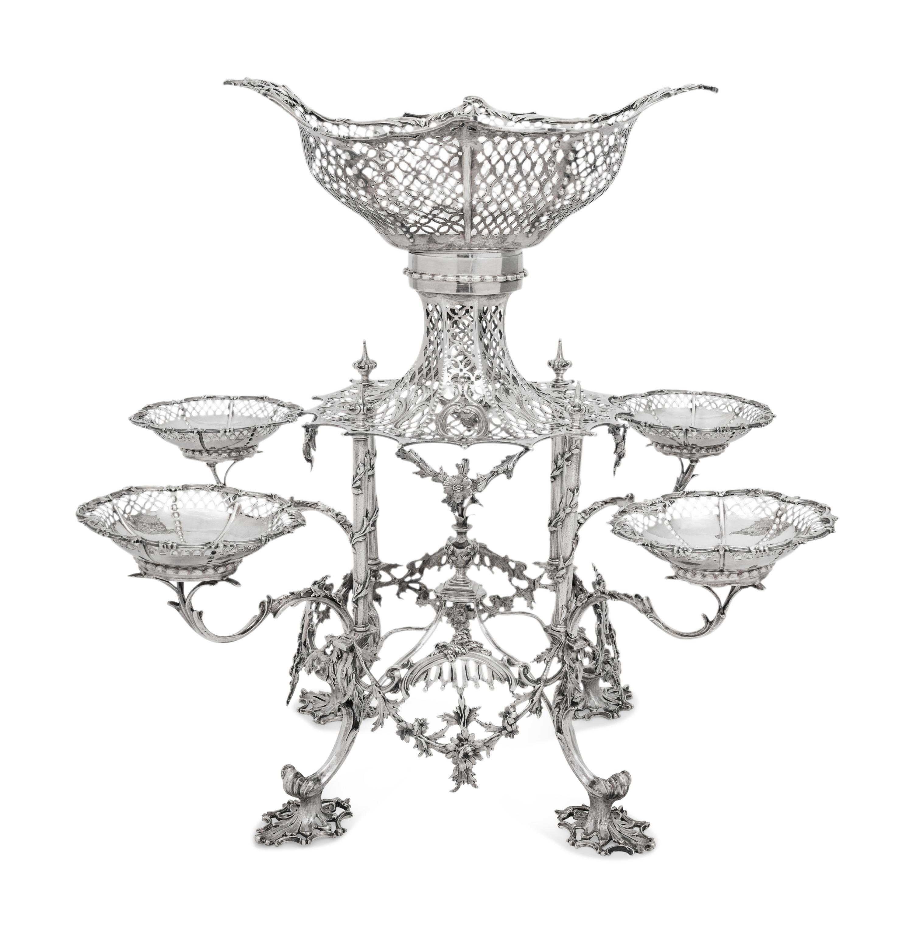 A George III Silver Epergne