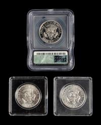 A Collection of One Hundred and Thirteen 1964 John F. Kennedy 50c Coins