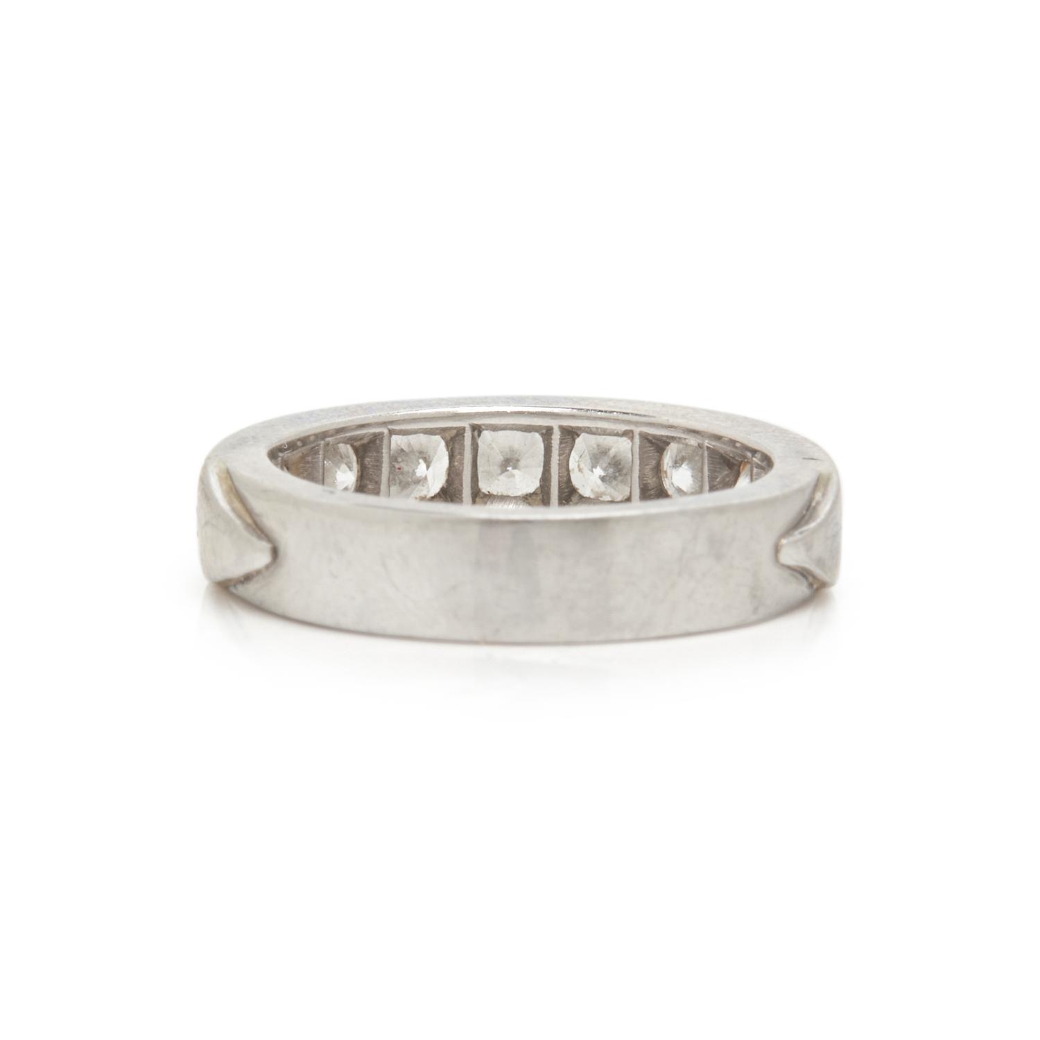 SPRITZER & FUHRMANN, PLATINUM AND DIAMOND RING