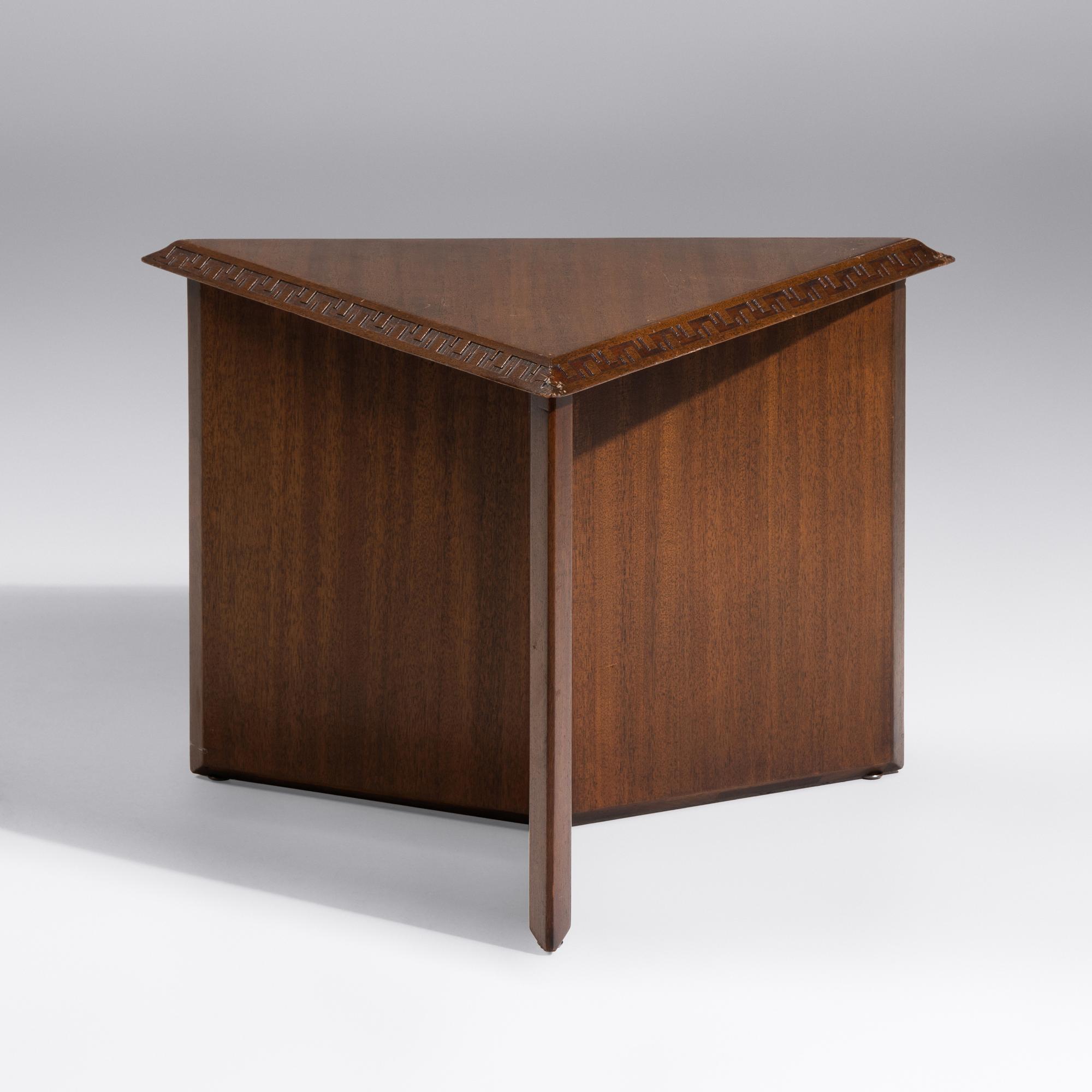 Taliesin Triangular Table Heritage Henredon, USA 1955