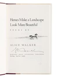 WALKER, Alice (b.1944). A group of 9 works, most SIGNED FIRST EDITIONS, comprising: