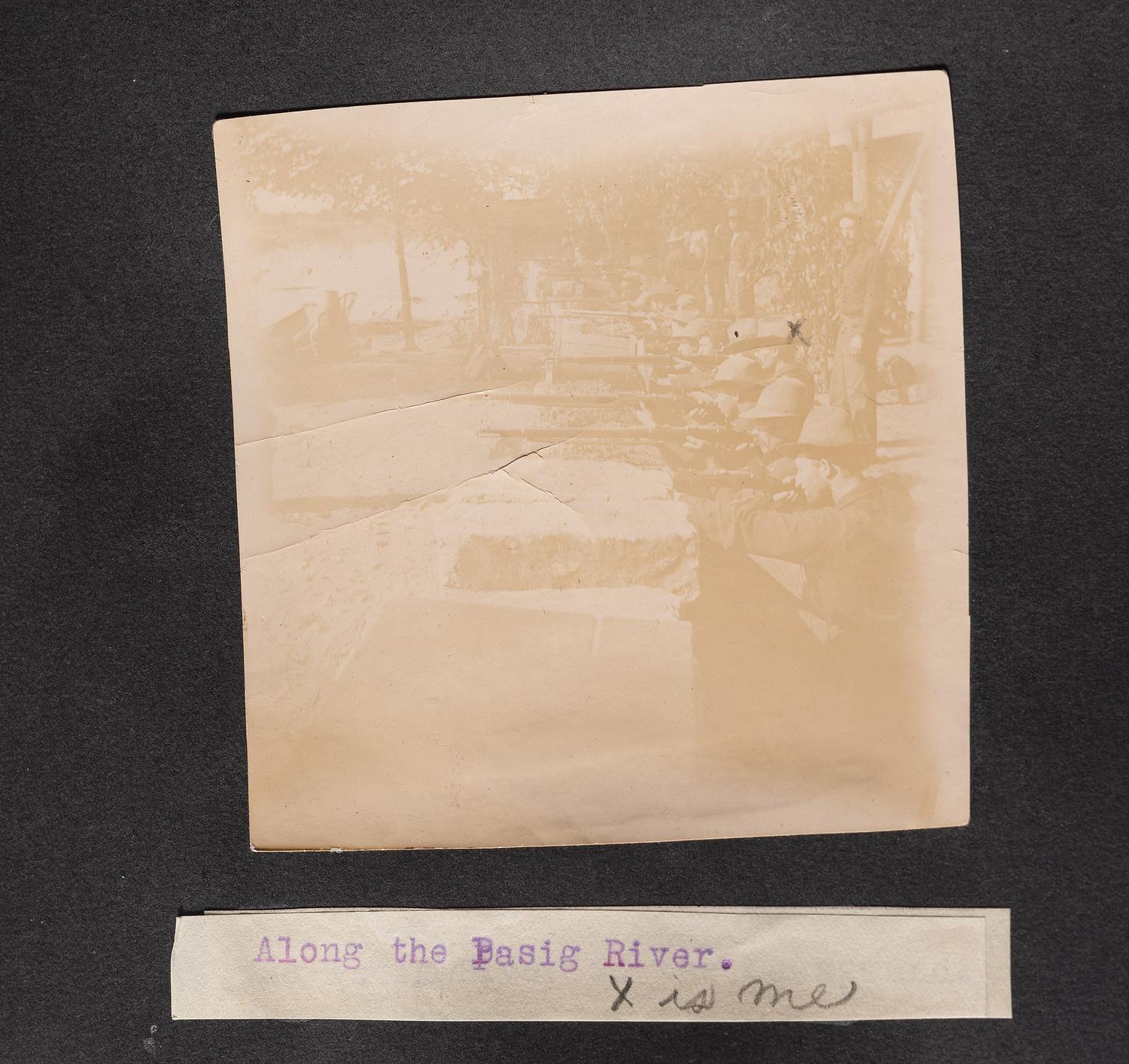 [SPANISH-AMERICAN WAR]. -- [MILITARIA]. A soldier's album from the 5th Infantry Regiment during the Philippine Insurrection with other military portraits.