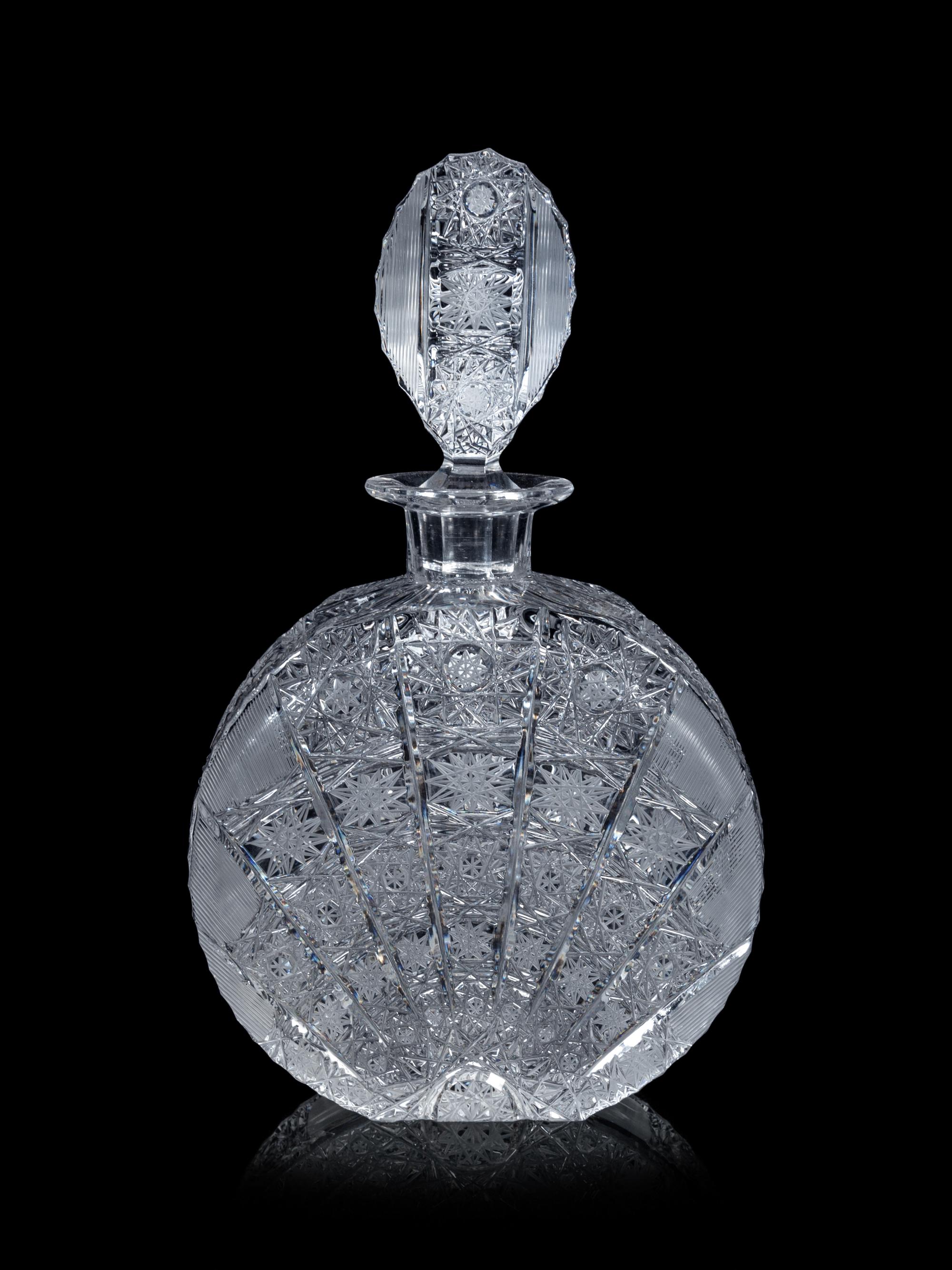 A Collection of Cut Glass Stemware and Other Articles