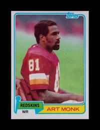A Group of Six Topps Football Hall of Fame Rookie Cards (Including Tony Dorsett, John Elway, Dan Marino, Art Monk, Lawrence Taylor)