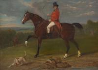 A Chestnut Hunter and His Master