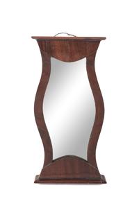A Continental Mahogany Mirror