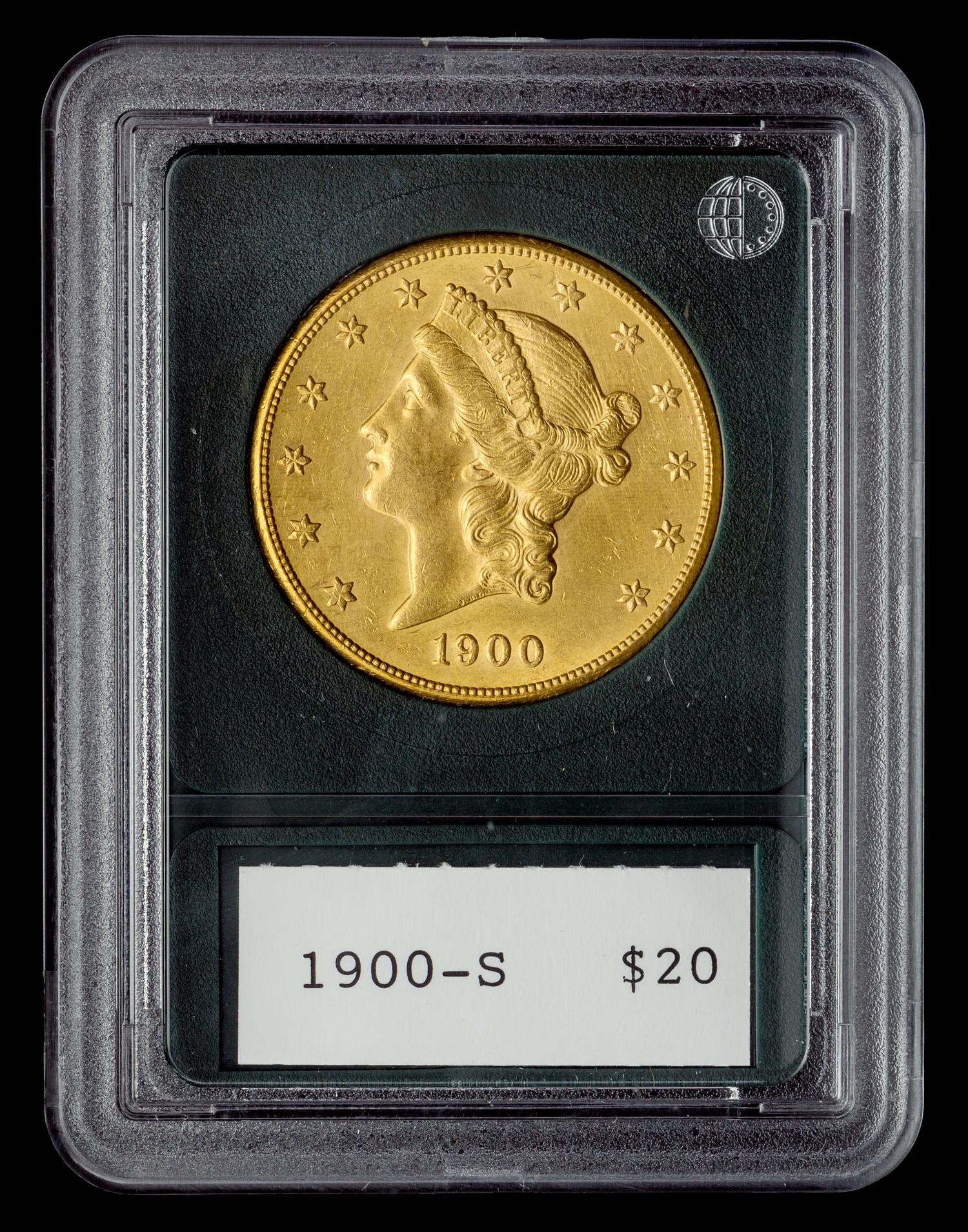 A United States 1900-S Liberty Head $20 Gold Coin
