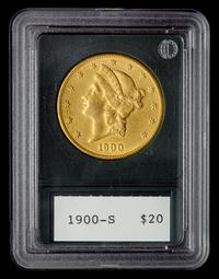 A United States 1900-S Liberty Head $20 Gold Coin