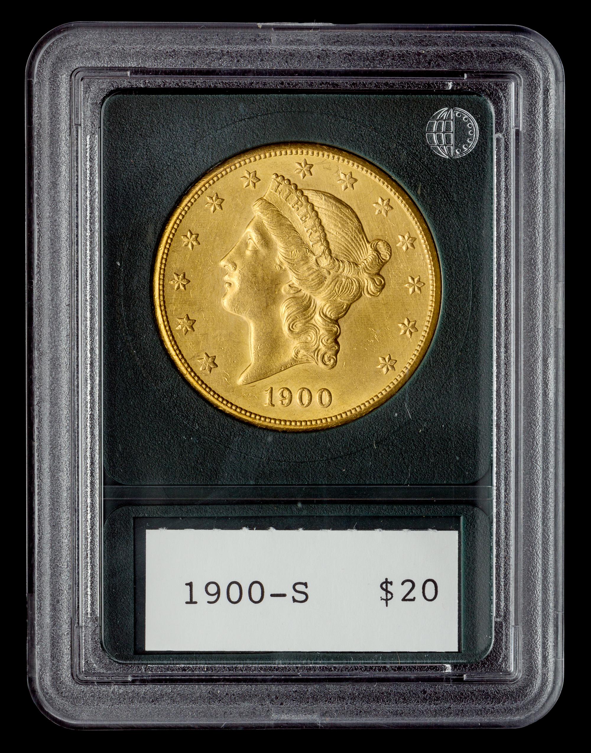 A United States 1900-S Liberty Head $20 Gold Coin