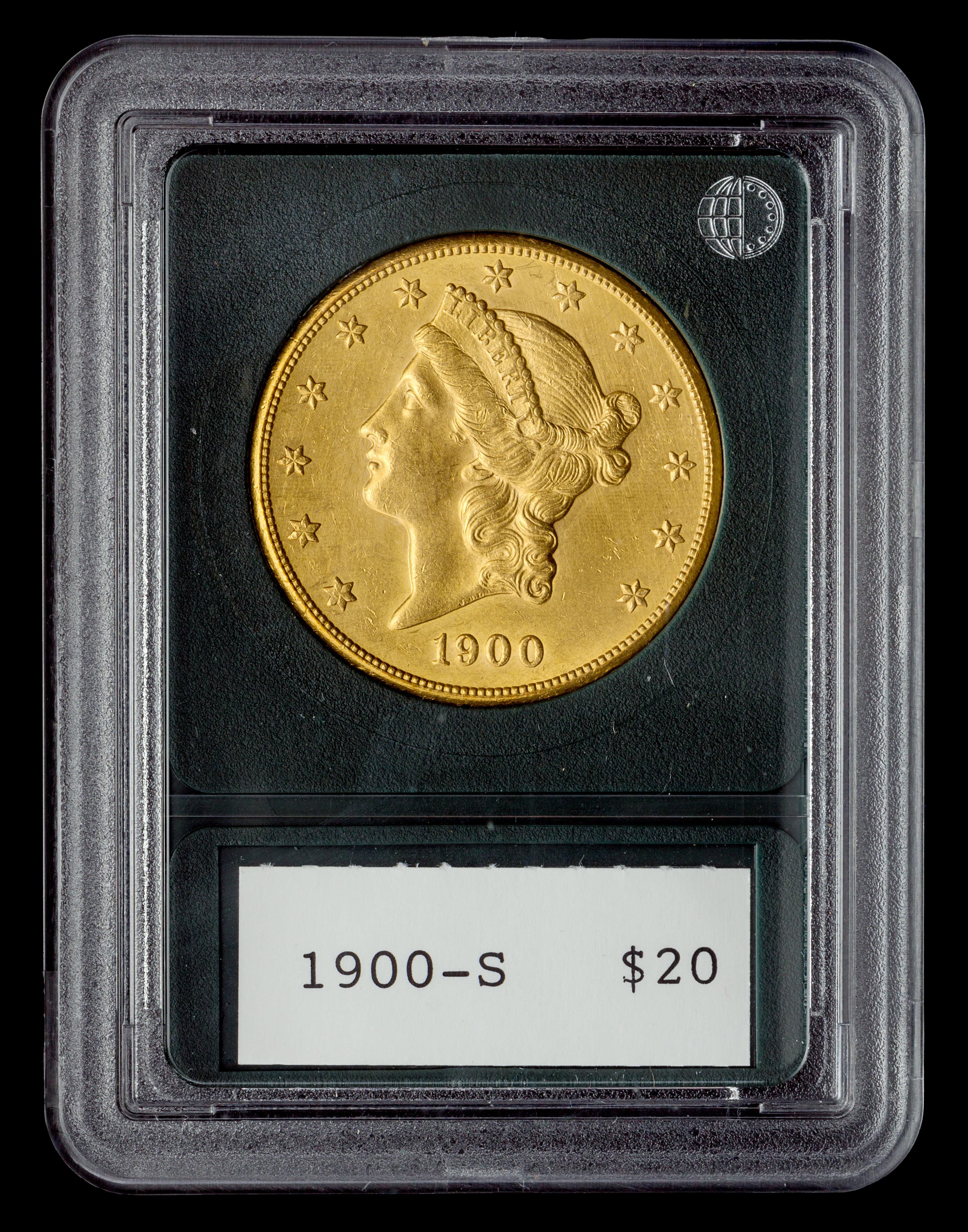 A United States 1900-S Liberty Head $20 Gold Coin