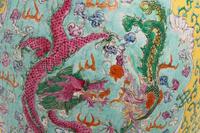 A Chinese Famille Jaune Enameled Porcelain Garden Seat