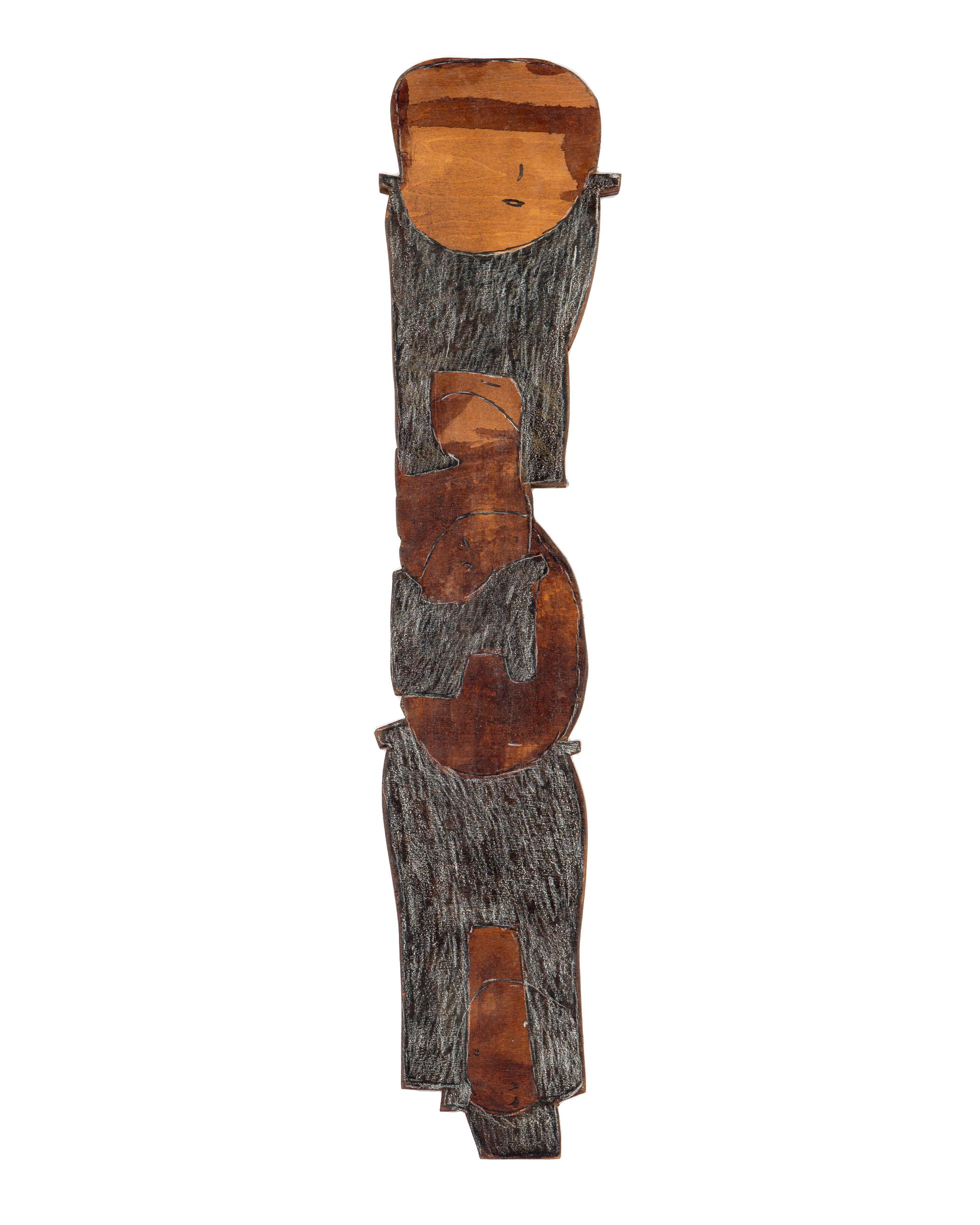 Untitled (Abstract Figures) (three works)