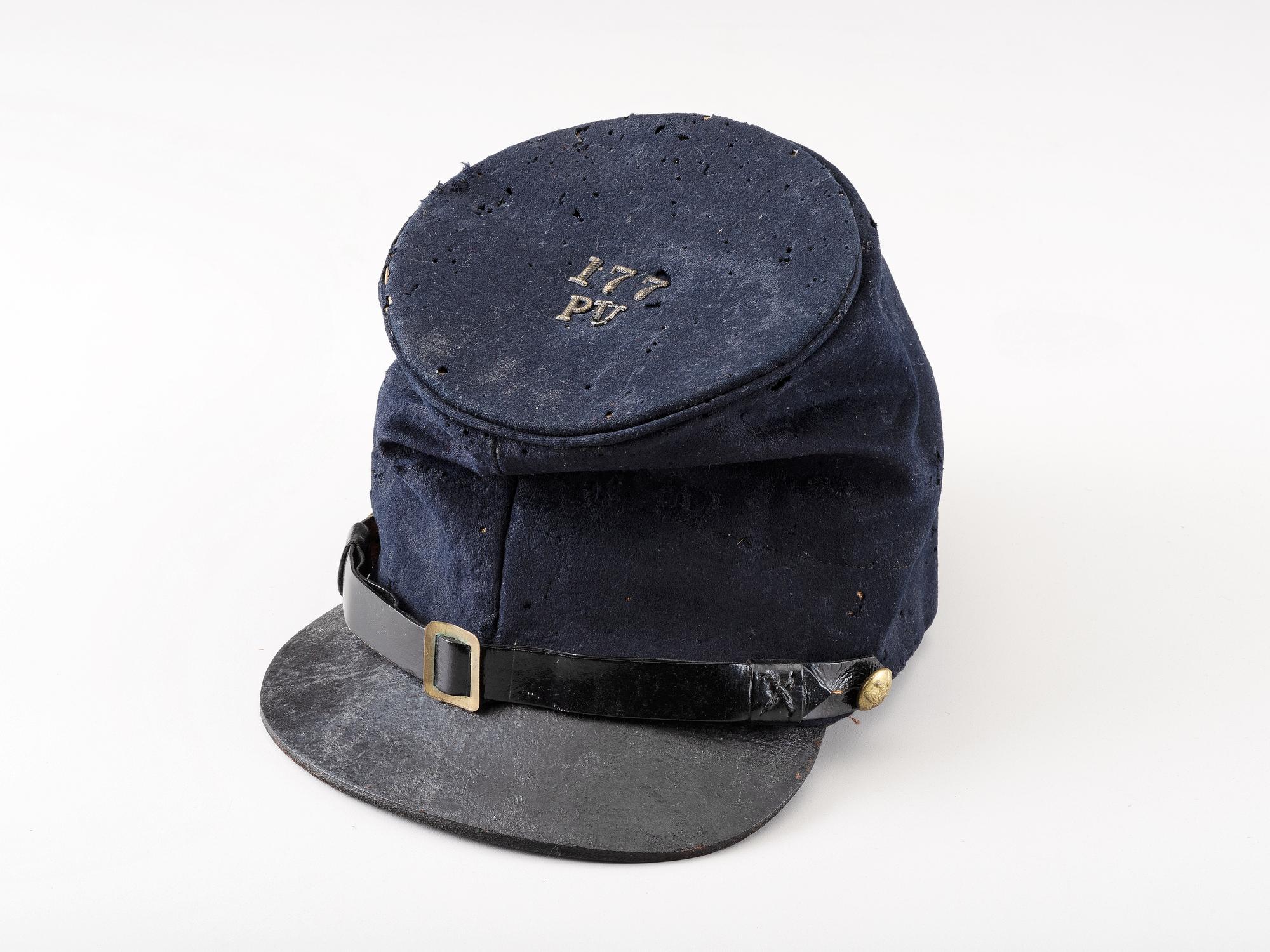 [CIVIL WAR]. 177th Pennsylvania enlisted forage cap.
