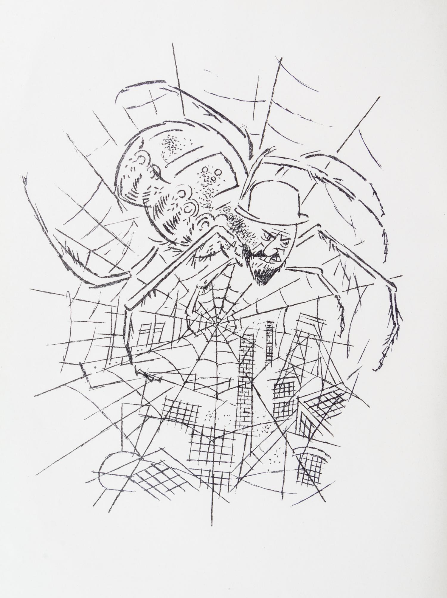 (GROSZ, GEORGE) MAN, HEINRICH. Kobes. Berlin, (1925). First edition. Complete with 10 lithographs by Grosz.