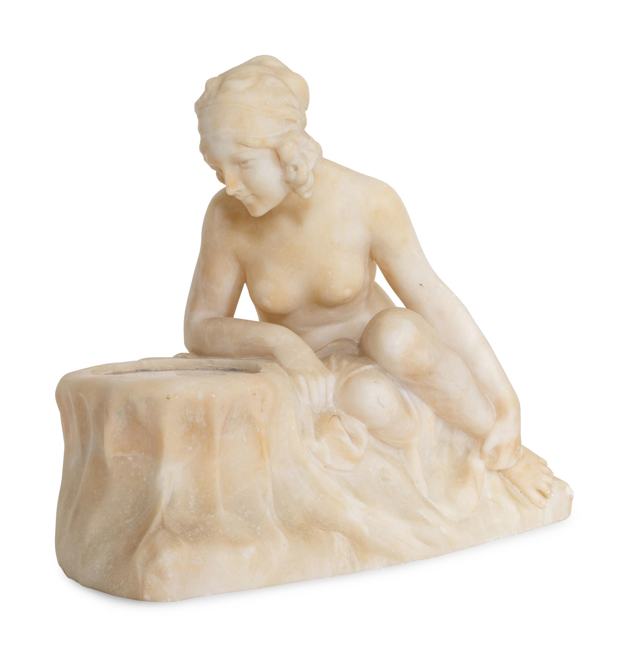 Seated Nude Next to Well
