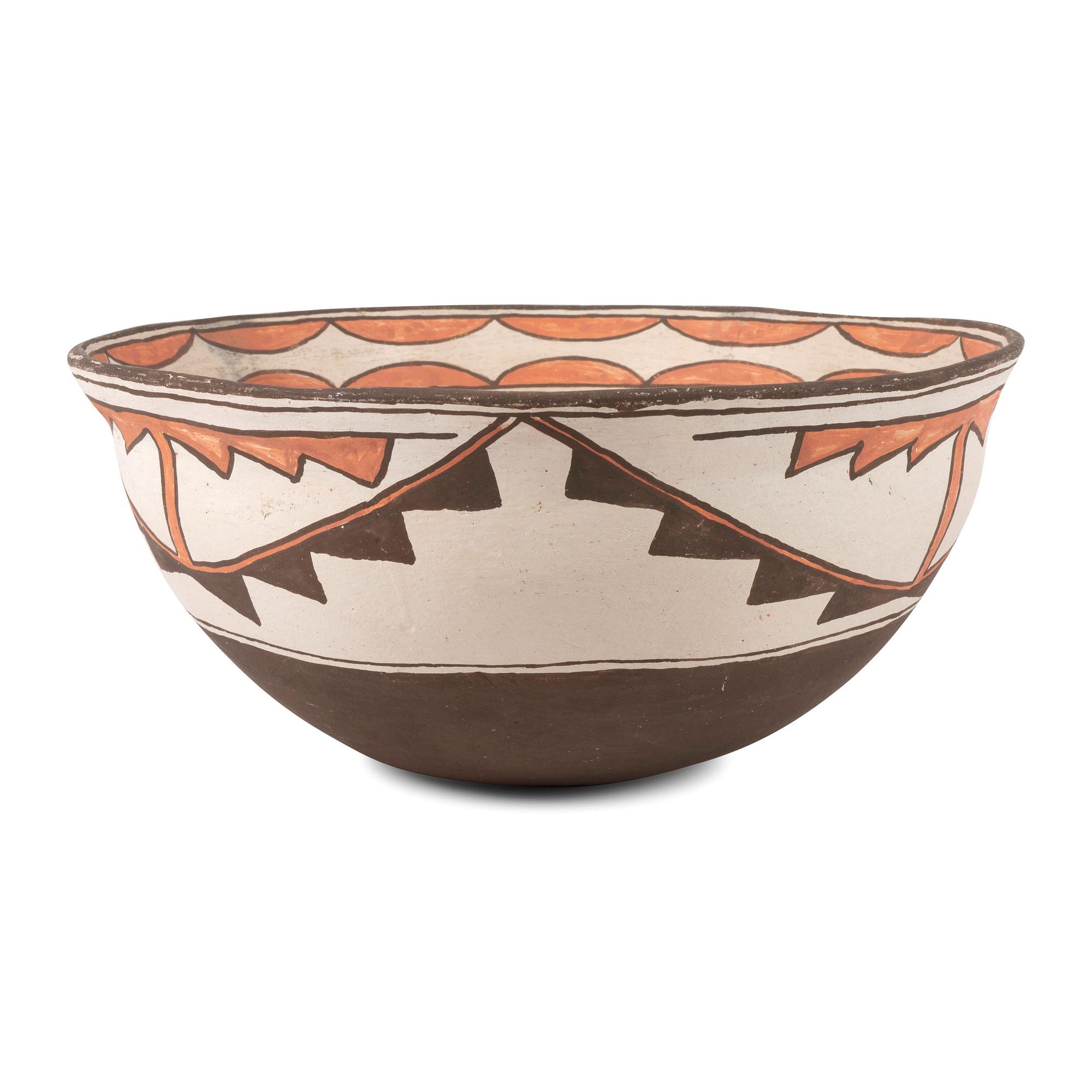 Polychrome Pottery Bowl