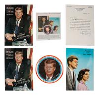 [KENNEDY, John F. (1917-1963)] -- KENNEDY, Robert (1925-1968). Group of letters, ephemera.