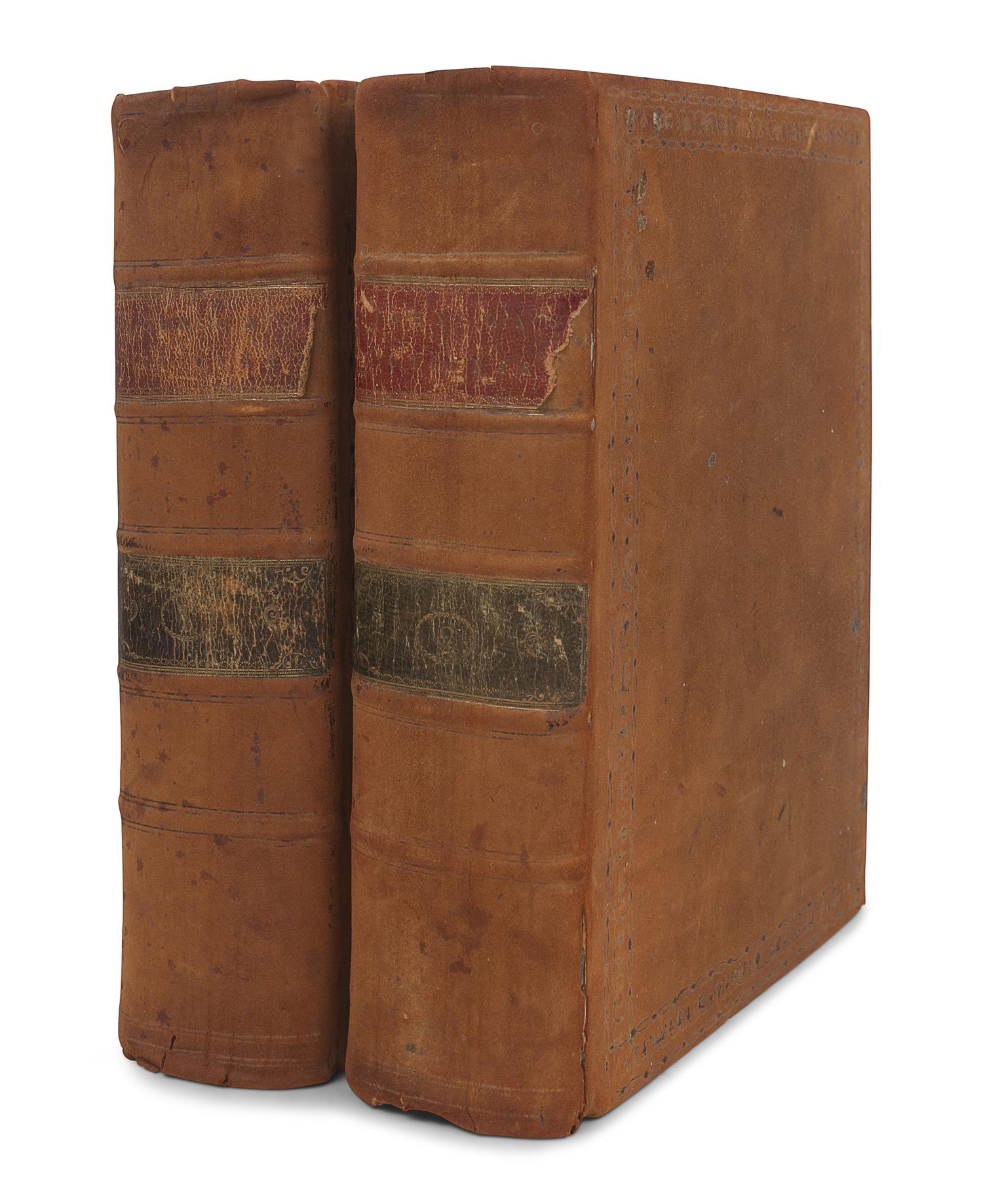 JOHNSON, Samuel (1709-1784). A Dictionary of the English Language . London: for J. F. and C. Rivington and others, 1785.