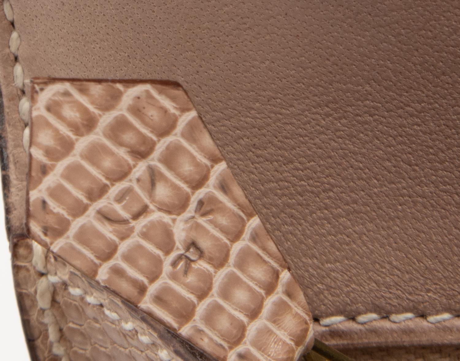 Hermès Beige Lizard Alcazar Bag, 1980s