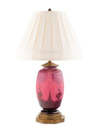 A Le Verre Français Glass Vase