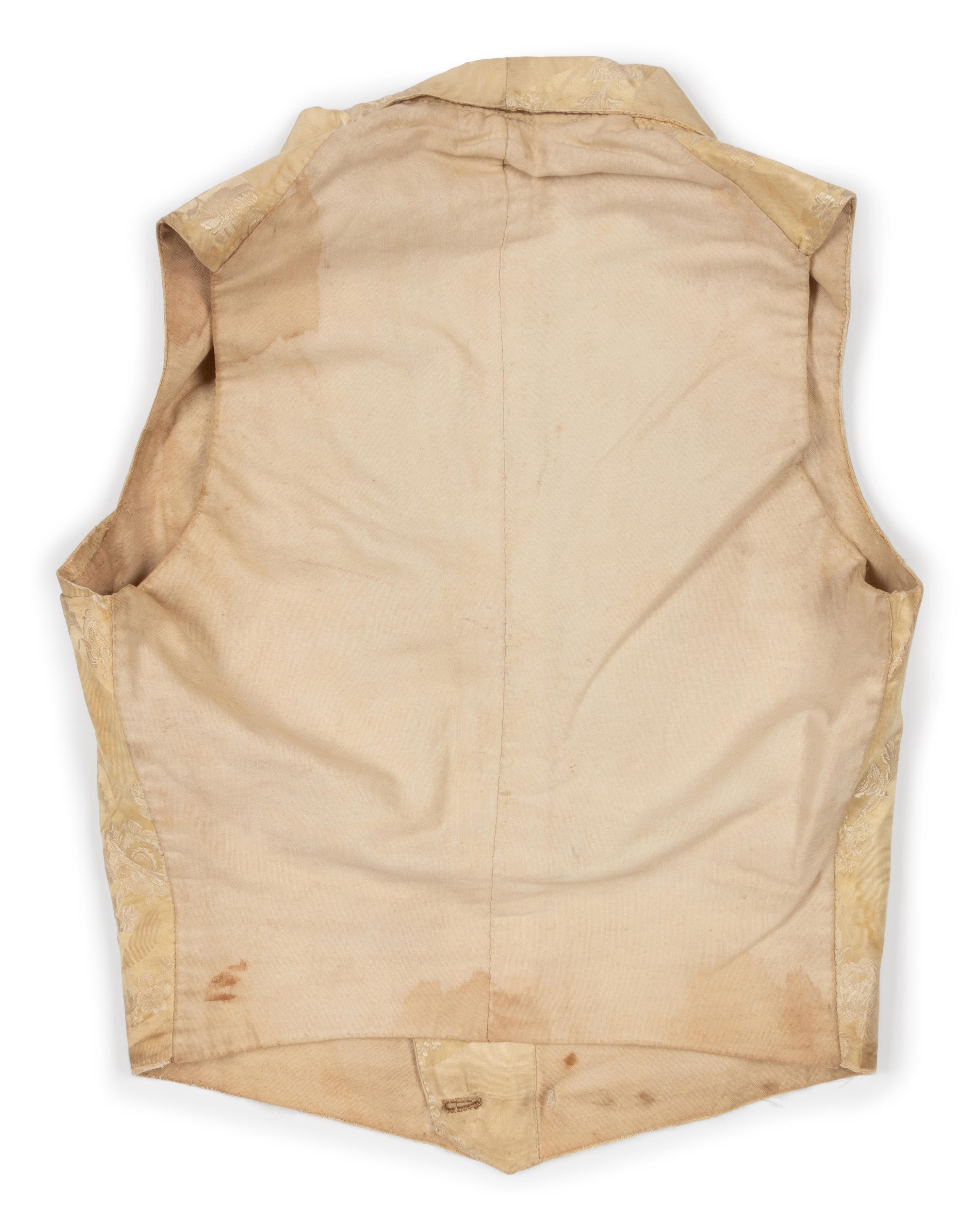 Three Men's 19th Century Waistcoats/Vests, 1840-1860