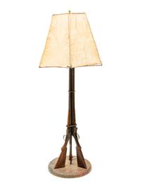 A Western Style Shotgun Floor Lamp