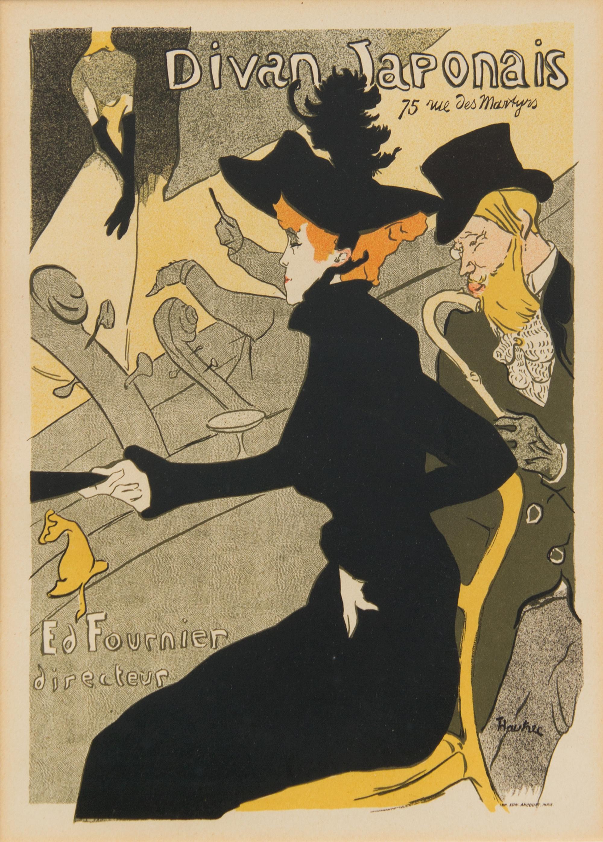 Toulouse Lautrec, (French, 1864-1901), Divan Japonais (pl. 2 from Maitres de l'affiche), 1896