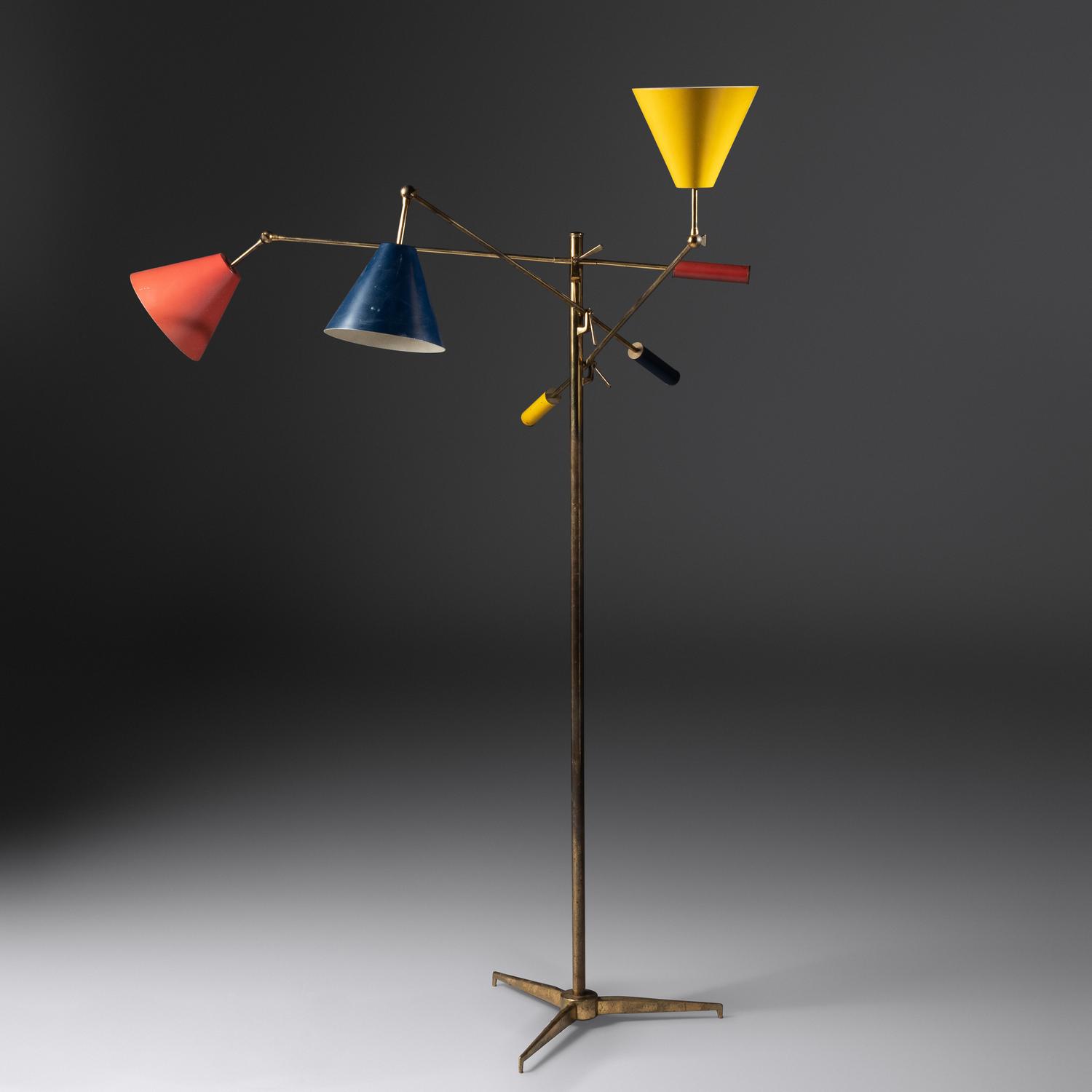 'Triennale' Floor Lamp, model 12128 Arredoluce, Italy