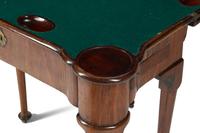 A George III Mahogany Three-Fold Flip-Top Table