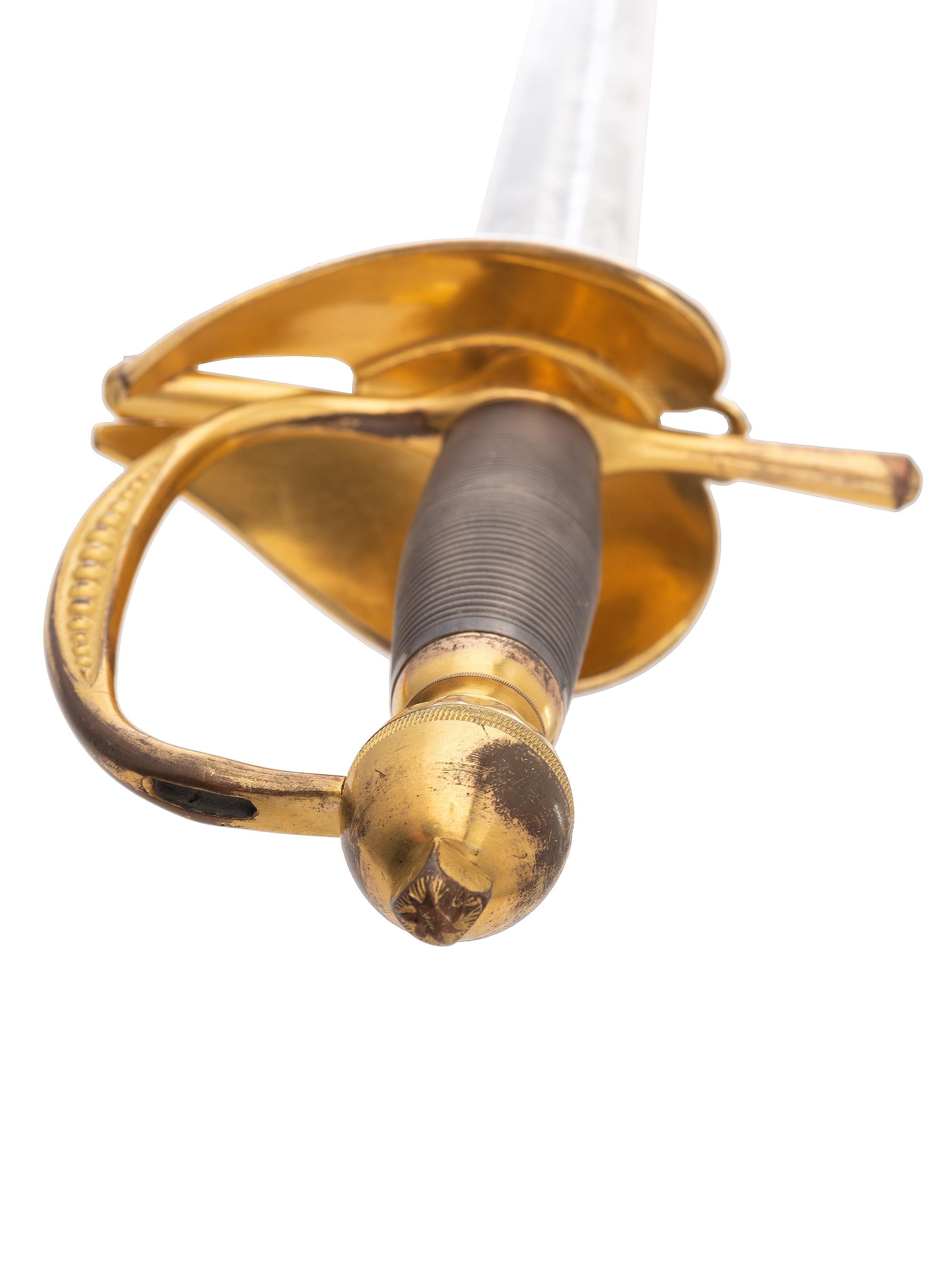 [MILITARIA]. Excellent US Model 1834 Officer’s Sword for Infantry, Artillery & Ordnance. Manufactured by Ames.