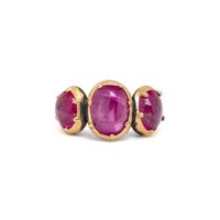 UNHEATED BURMESE RUBY RING