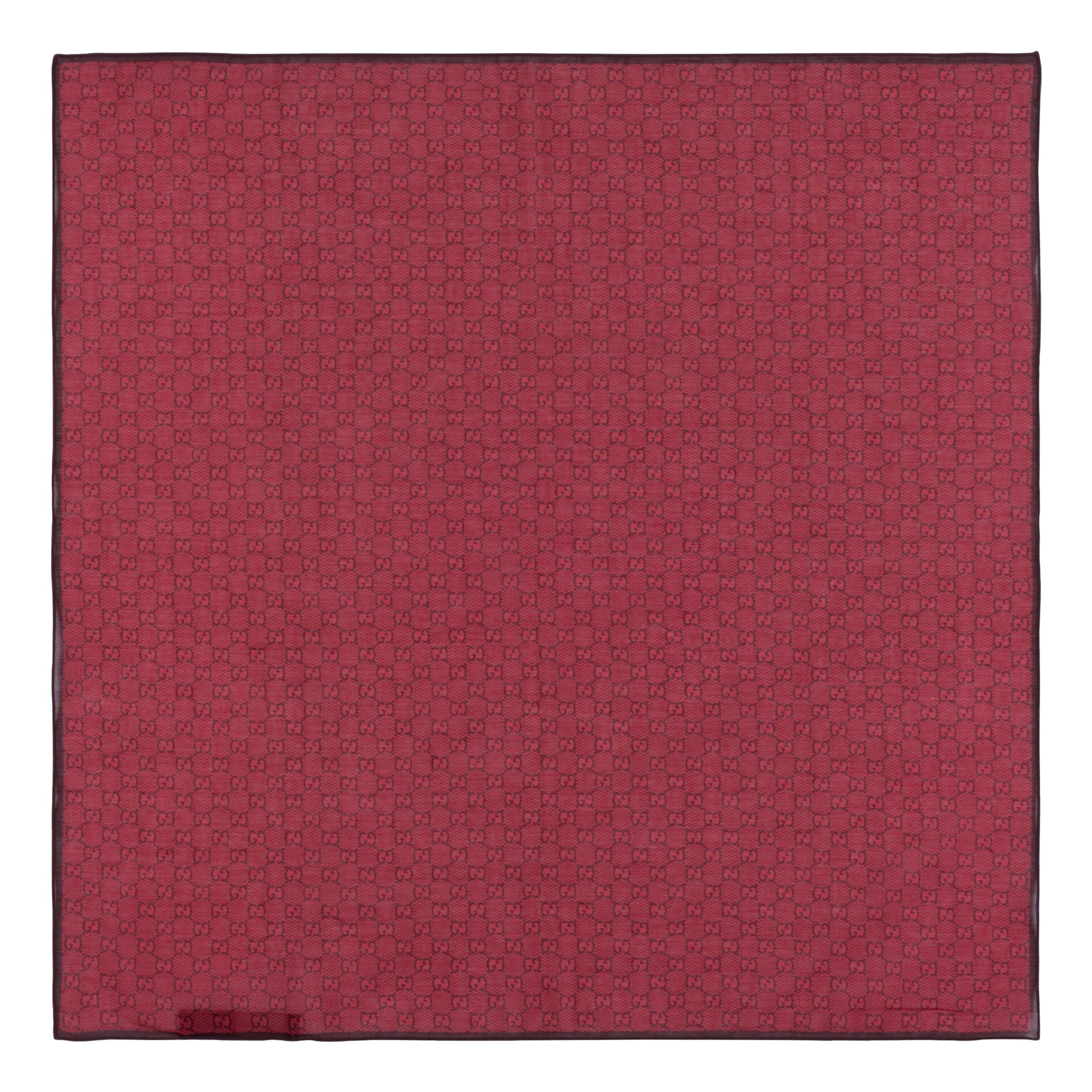 Group of Seven Designer Scarves by Hermès, Gucci, and Celine