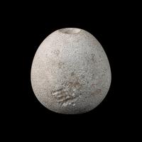 An Egyptian Limestone Mace Head