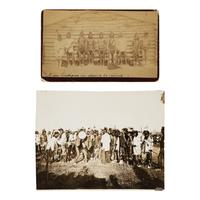 Barry, David F. (1854-1934). A group of 2 photographs of Sioux Indians, including Dancers at Standing Rock Agency.