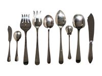 Nine Pieces of Flatware