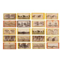 [Early Photography] Group of over 100 Stereoviews of Washington, DC, incl. landmarks and monuments