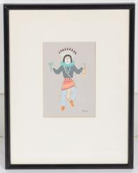 Harrison Begay, (American 1912-2012), Untitled (Kachina Dancer)