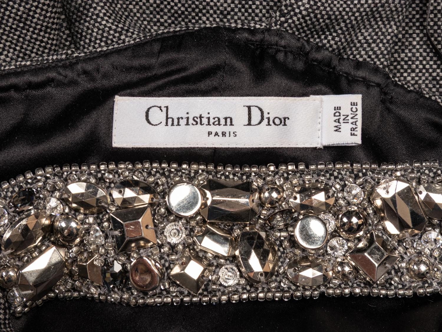 Christian Dior by John Galliano , Embellished Wool Tweed Dress